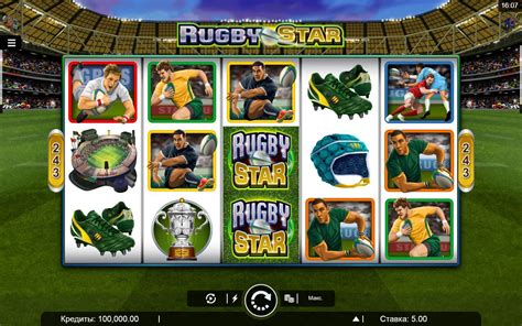 Rugby Star Slot Machine .